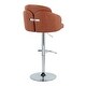 preview thumbnail 41 of 53, Porch & Den Dahlia Adjustable Bar Stool with Rounded T Footrest (Set of 2)