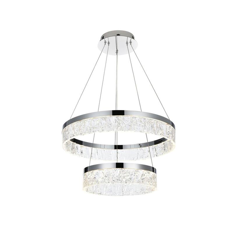 Indigo Home 22 inch Adjustable LED chandelier