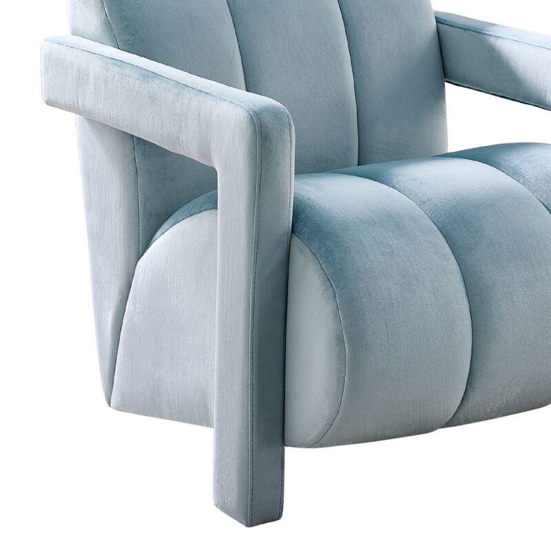 Roundhill Furniture Velmor Contemporary Velvet Accent Armchair