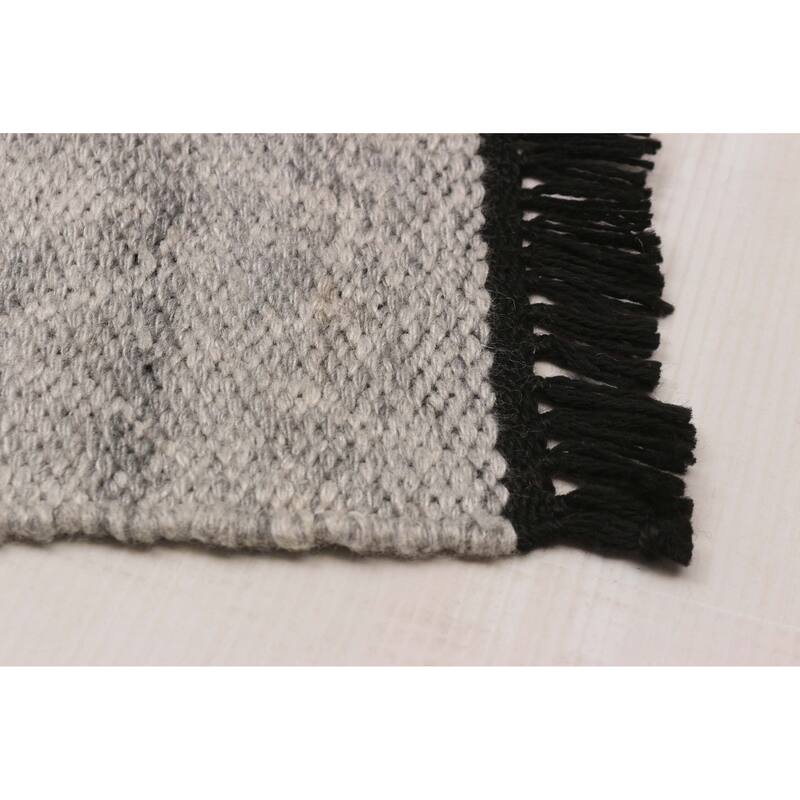 Ankara FW Grey Kilim 3'9" x 6'2" - 3'9 x 6'2
