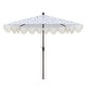 preview thumbnail 63 of 132, 9ft Half Market Umbrella, Scalloped, Crank, Tilt, UV, by JONATHAN Y