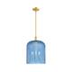 Option Blue / Satin Gold