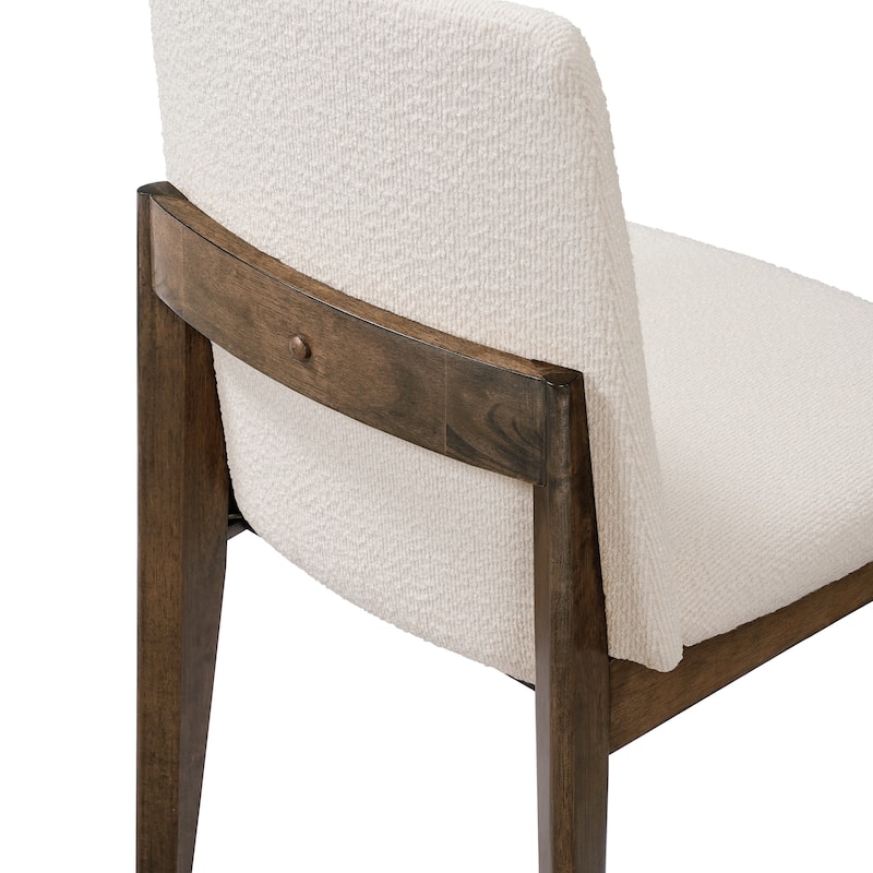 Christopher Knight Home - Arlo Modern Upholstered Solid Wood Armless Dining Chair (Set of 2)