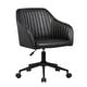preview thumbnail 5 of 32, Porthos Home Madison Office Desk Chair, Tufted PU Leather Upholstery Black