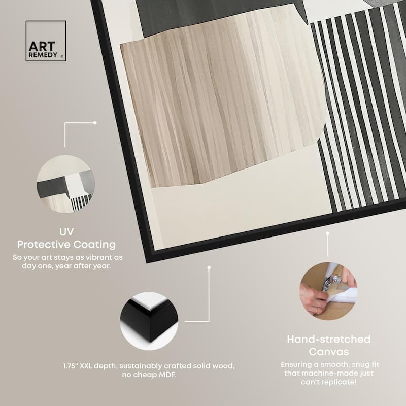Floating Shapes II Canvas Set of 2 by Art Remedy