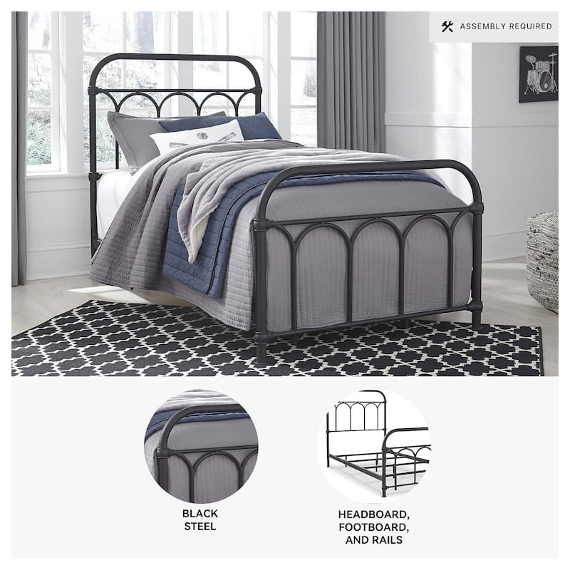 Nashburg Twin Metal Bed - Multi