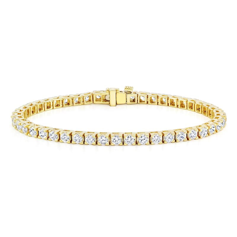 Vault Classics 6.00ct TW Natural Diamond Tennis Bracelet (I VS2) - Yellow