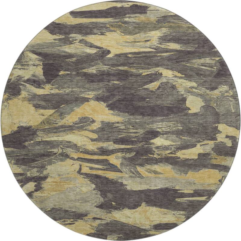 Premium Washable Super Soft Contemporary Brushstrokes Mayfield Rug
