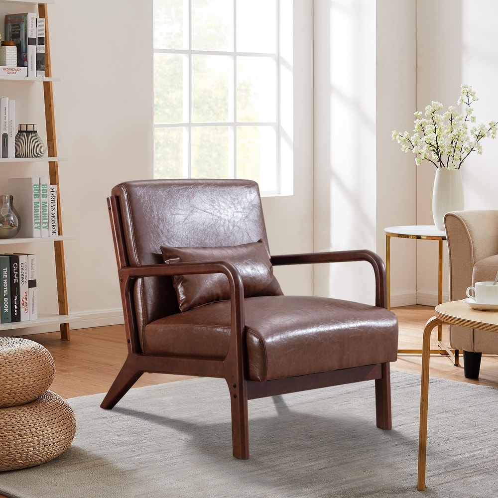 Aston Modern Solid wood Accent Chair for Living Room