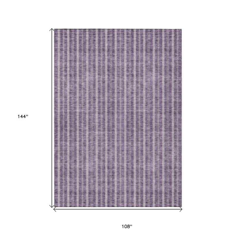 HomeRoots Striped Transitional Rectangle Outdoor Rug