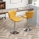 preview thumbnail 26 of 75, Roundhill Furniture Ellston Upholstered Adjustable Swivel Barstools, Set of 2