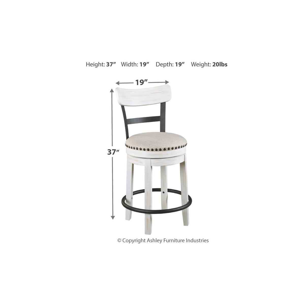 Valebeck counter height discount stool