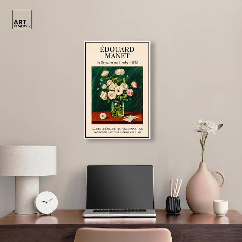 Manet's Floral Canvas by Art Remedy