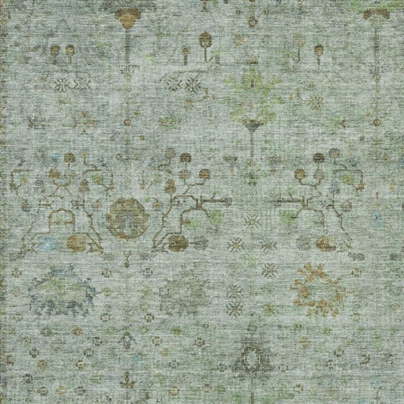 HomeRoots Floral Traditional Rectangle Outdoor Rug