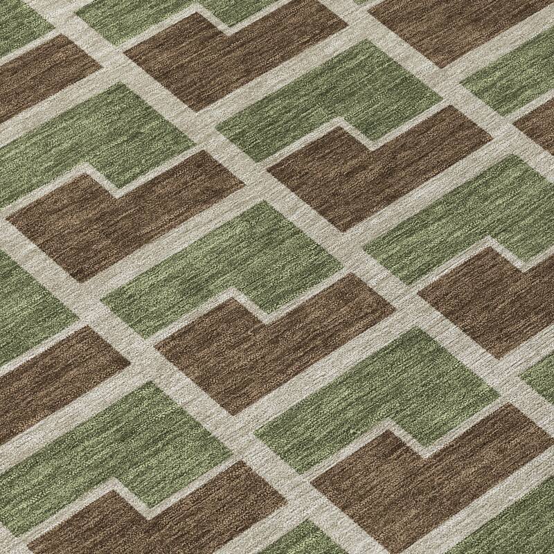 Machine Washable Indoor/ Outdoor Modern Cody Chantille Rug