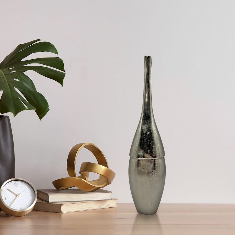 Decorative Handmade Aluminum Bottle Flower Vase