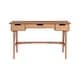 preview thumbnail 10 of 15, Lamine Rattan Mid-Century Desk