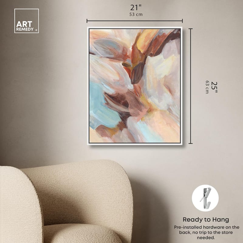 Layers of Colors II Canvas by Art Remedy