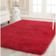 SAFAVIEH California Shag Izat 2-inch Thick Area Rug - 3' x 5' - Red