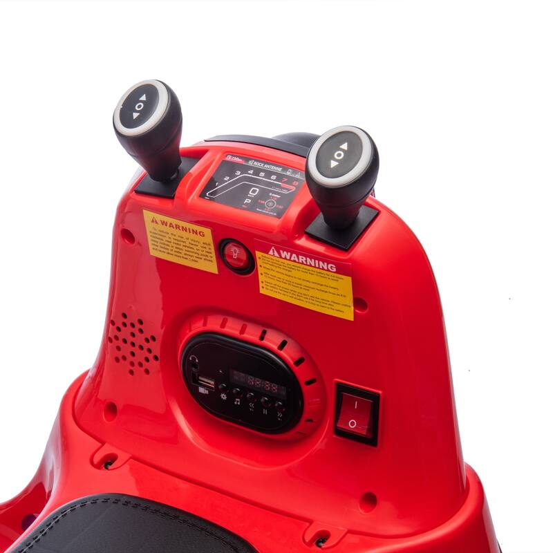 12V Kids Ride On Bumper car W/Parents control,Rotate 360 degrees,Two-handed switch for direction control For kids of 2-5