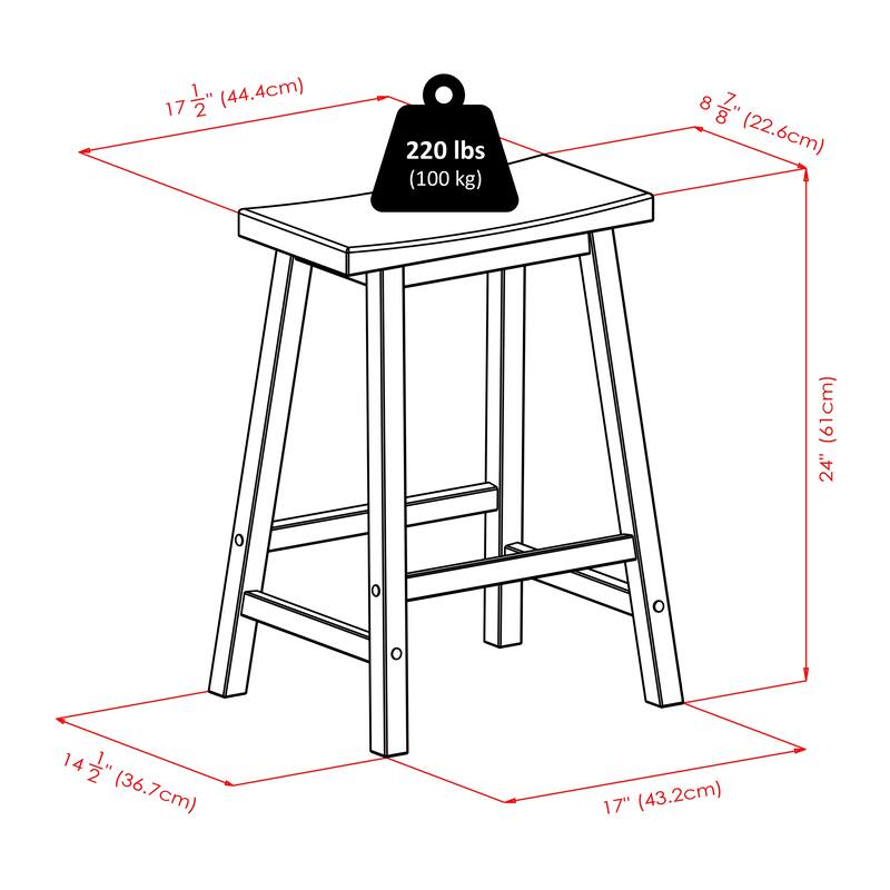3 Piece Pub Table Set with Wooden Stools and Built In Storage for Small Spaces - 33.8"W x 33.8"D x 36"H