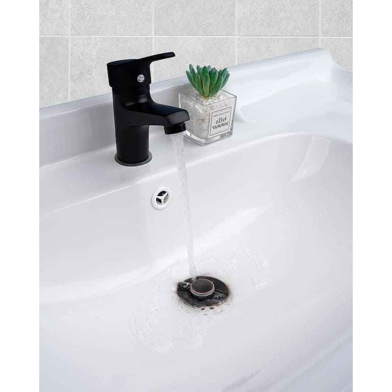 2pcs All Metal Universal Bathroom Sink Stopper for 1.0-1.8" Drain Hole