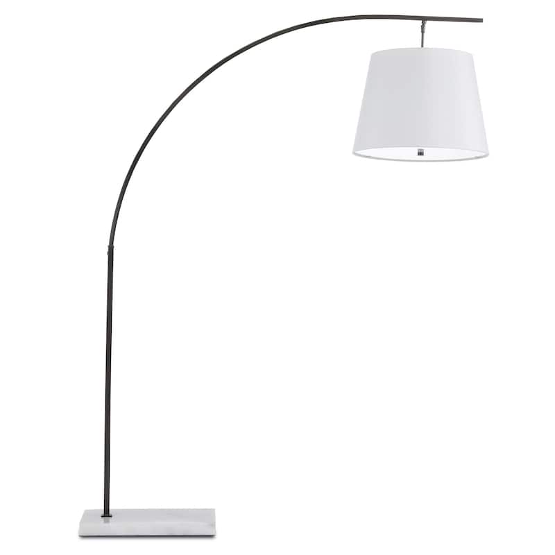 Currey & Company Cloister Medium Bronze Floor Lamp - 70"h x 17"w x 46"d