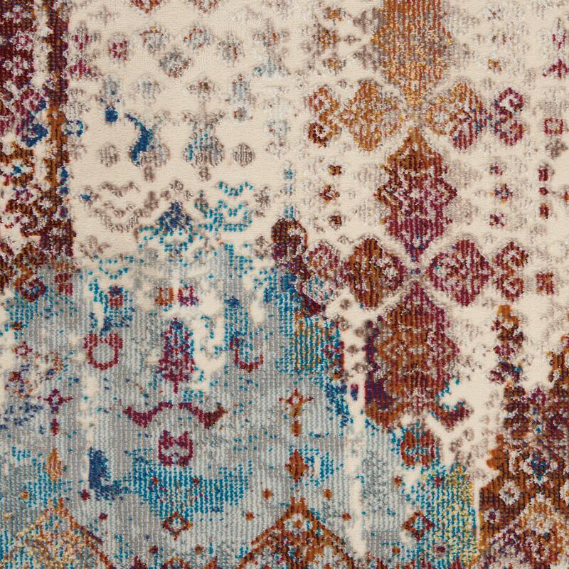 Nourison Entice Vintage Moroccan Ombre Multicolor Area Rug