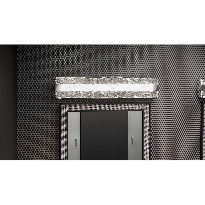 Winter LED Bathroom Vanity Light in Polished Chrome