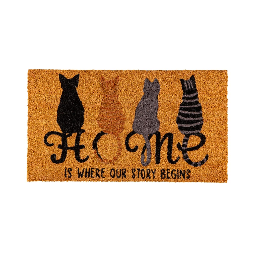 Where Our Story Begins Coir Mat