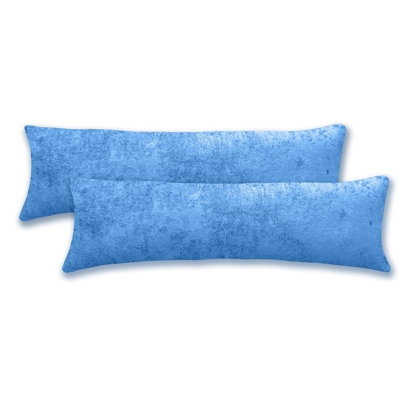 Fresh Ideas Velvet Body Pillow Cover 2 Pack On Sale Bed Bath