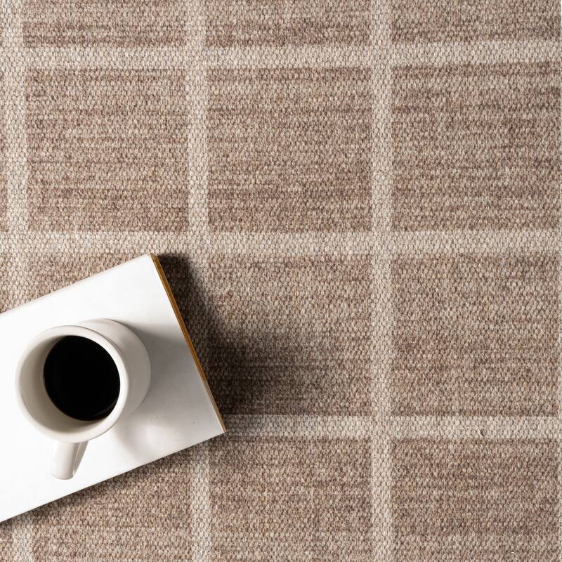 Nuloom Daena Checkered Machine Washable Area Rug