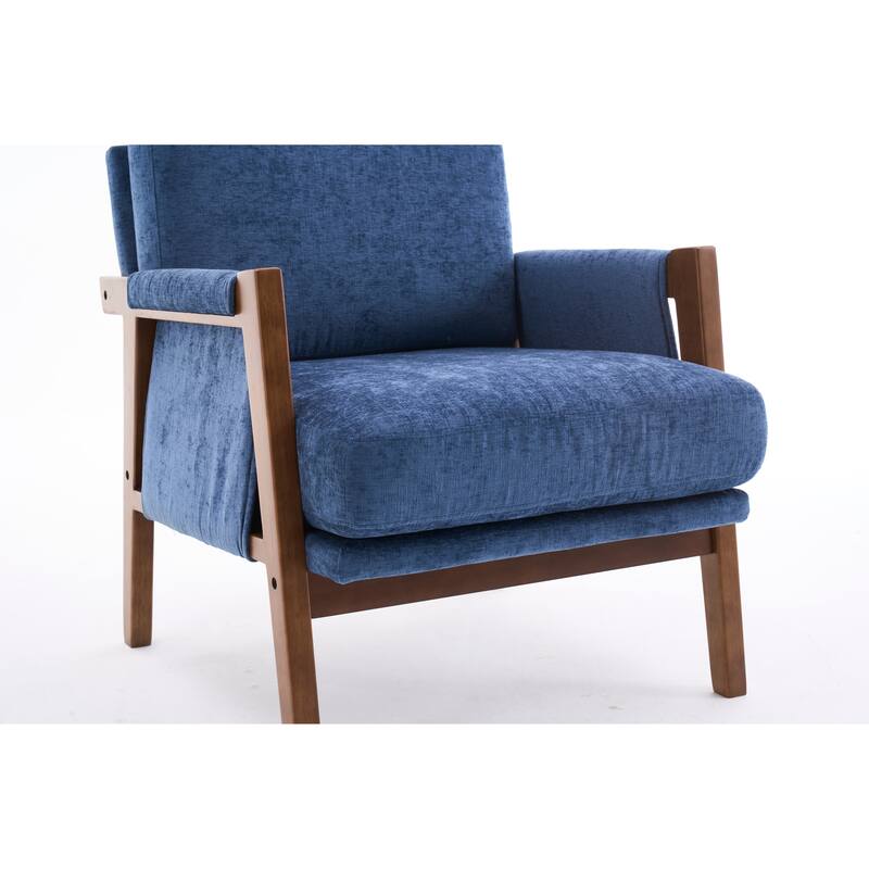 Mid-Century Modern Accent Chairs ,Modern Accent Chair,Chair with Soft Waist Cushion,Ergonomic Lounge Chairs