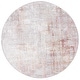 preview thumbnail 16 of 72, SAFAVIEH Meadow Bertrande Modern Abstract Rug 6'7" Round - Light Grey/Pink - Round