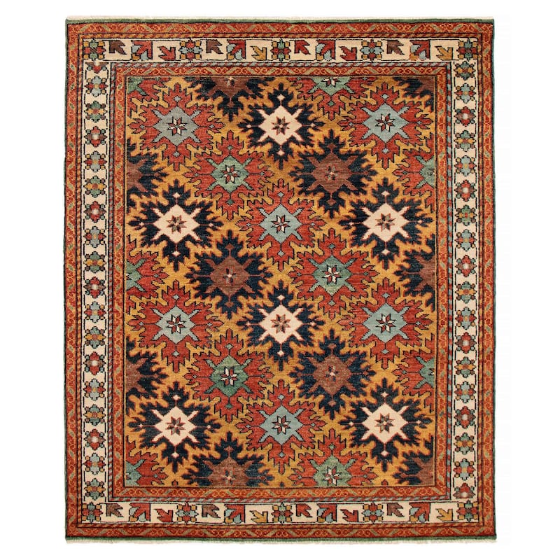 ECARPETGALLERY Hand-knotted Jules Serapi Dark Copper Wool Rug - 8'0 x 9'11 - Dark Copper - 8'0 x 9'11