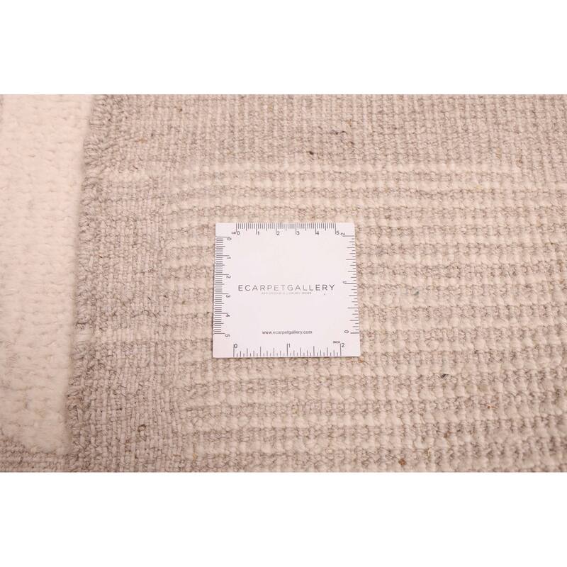 ECARPETGALLERY Hand-knotted Pak Finest Marrakesh Cream Wool Rug - 8'4 x 10'0