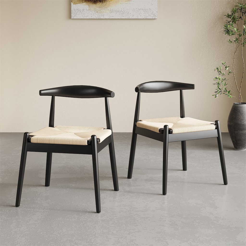 Mid-Century Modern Dining Chairs Set of 2