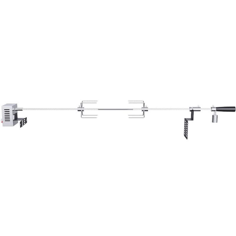 Universal Grill Rotisserie Kit for Grills - 26 lbs 39.6/31.9 inches - Stainless Steel