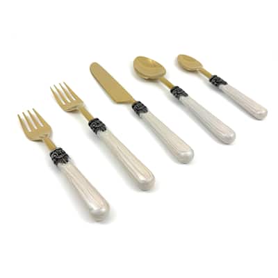 Vibhsa Luxe Collection Golden Flatware Set of 20