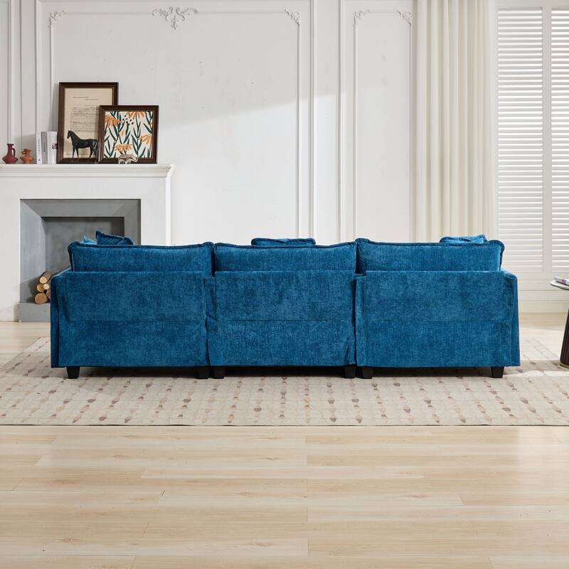 Cloud Sofa Armrests only, Sectional Couch, for Living Room Bedroom and Apartment, Comfy Double Layer Upholstered Seat Cushion