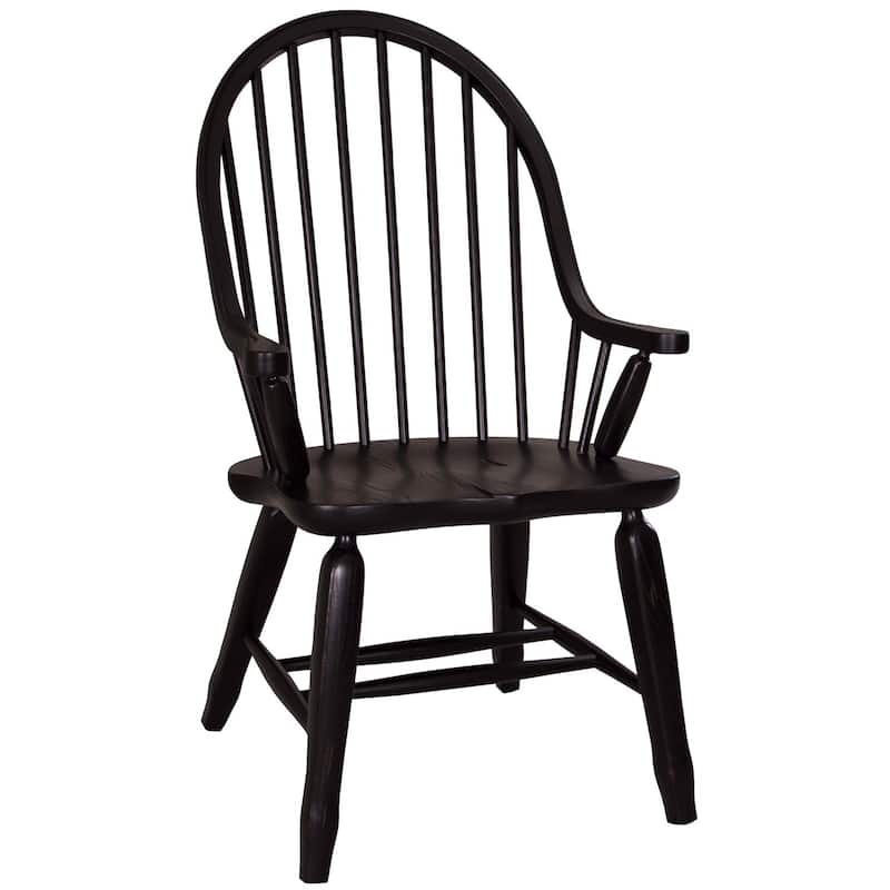 Treasures Rustic Oak and Black 7-piece Dining Set