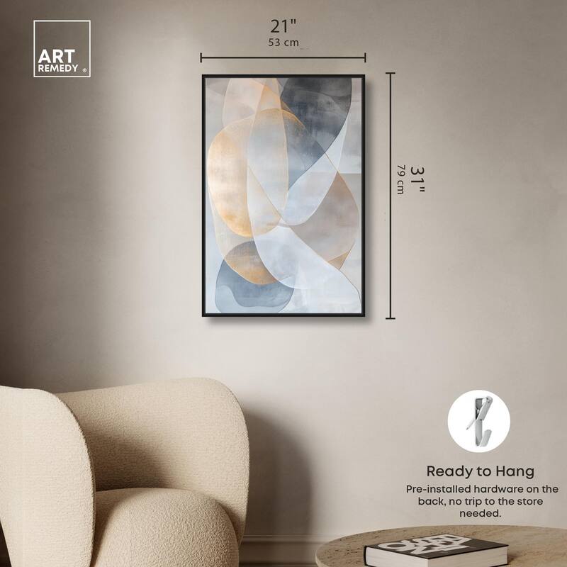 Blue Haze Canvas by Art Remedy
