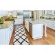 preview thumbnail 3 of 6, L'Baiet Halle White Shag Rug 2' x 6'