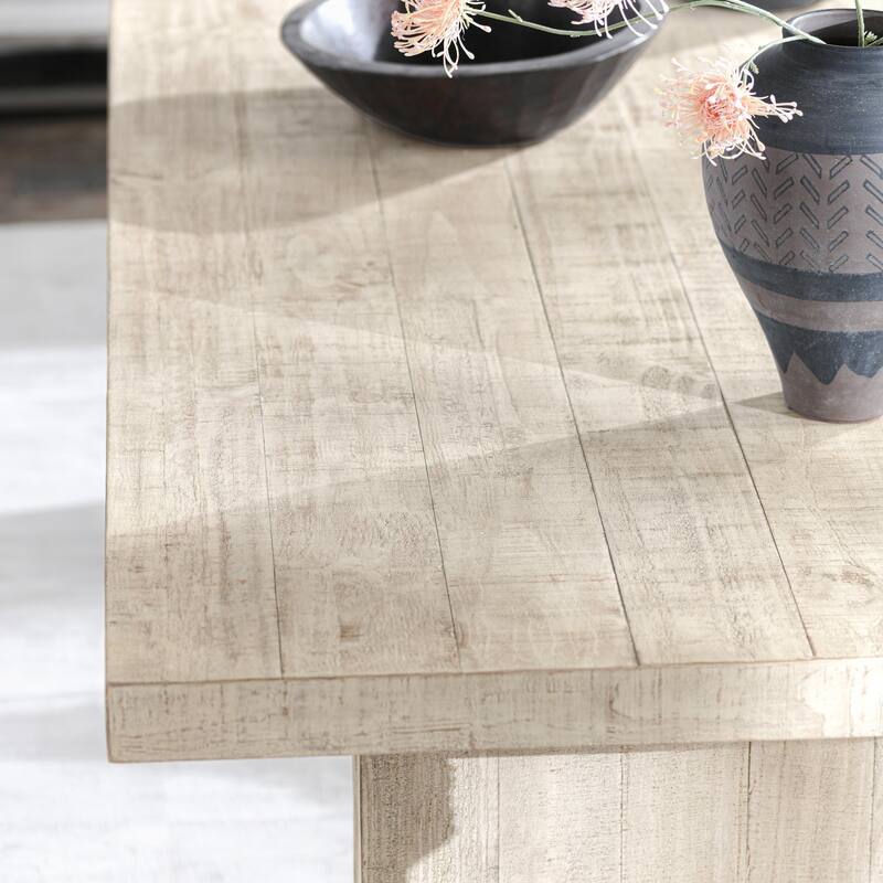 Classic Home Lynx 94" Reclaimed Pine Wood Dining Table - 94Wx40Dx30H