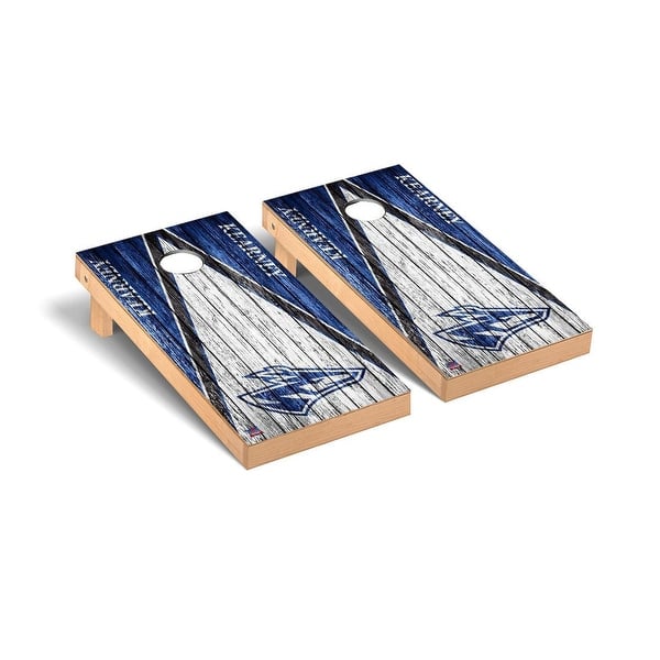slide 2 of 5, Nebraska Kearney Lopers Triangle Cornhole Board Set