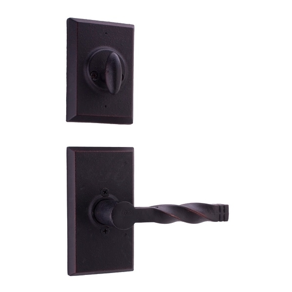 Weslock 7805N Dummy Interior Pack Featuring a Monoghan Lever from the Molten Bronze Collection