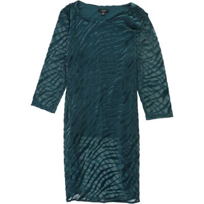 Alfani Womens Zebra Print Tunic Blouse