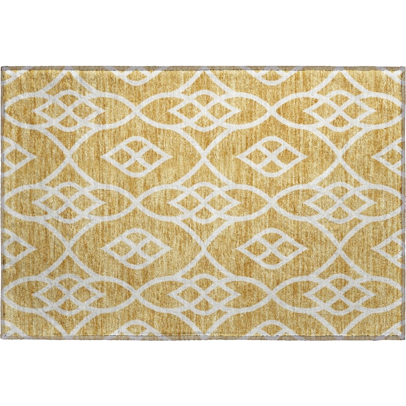 Premium Washable Super Soft Transitional Scroll Mayfield Rug
