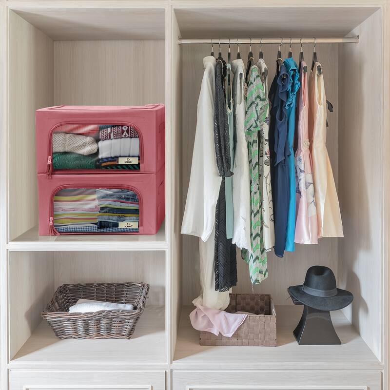 Storage Box With Window Small - 2 Pack