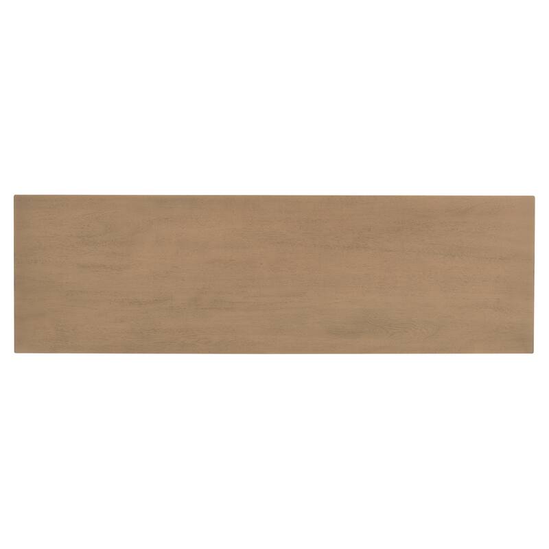 4-Door Wooden Sideboard Cabinet, Large Capacity Kitchen Buffet Cabinet, Entryway Table with Adjustable Shelves